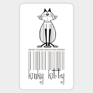 KINKY KITTY - Kinky Barcode Sticker